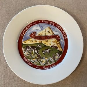 EUC Restoration hardware 8” cheese plate